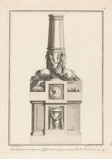 Pedestal with cannonballs and cannons