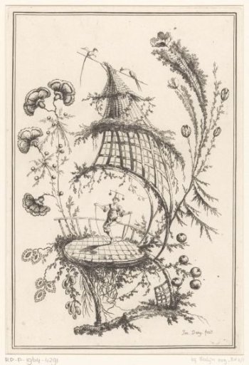 Page from 'Cahier de six Barques Chinoises'