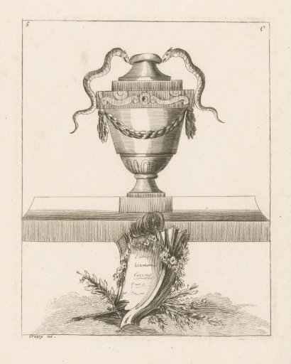Vase with snakes