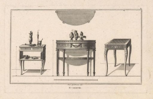 Two tables and a card table