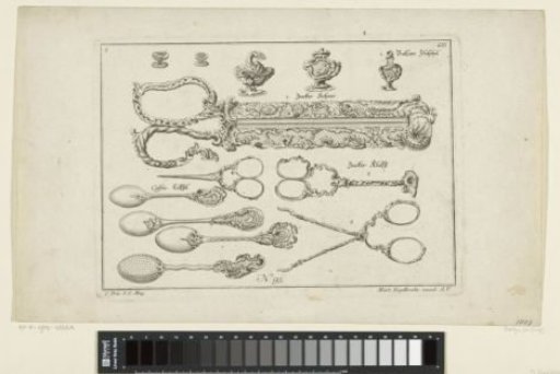 Galanteries with spoons and scissors