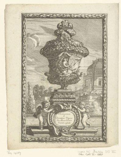 Title page: Portraicture de Diverses Vases