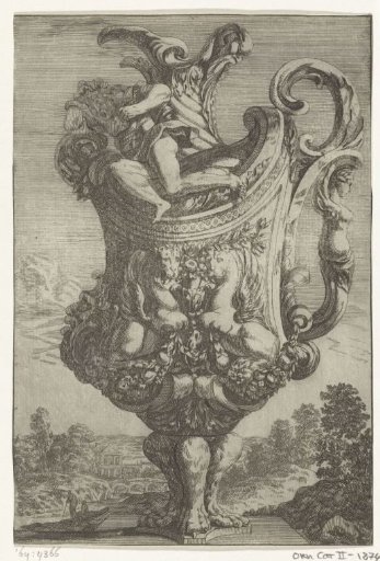 Ewer with two winged horses