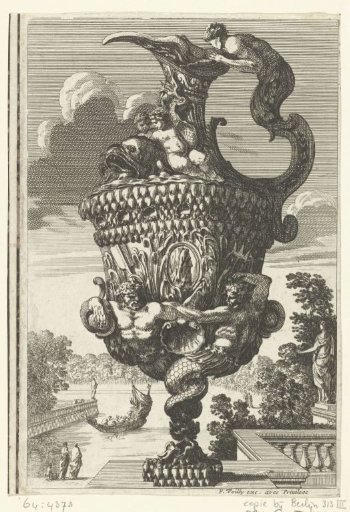 Ewer with two figures of Neptune