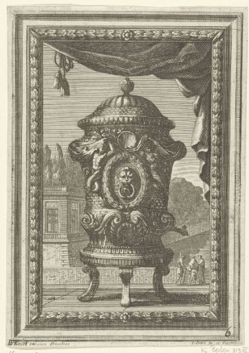 Fountain with lion's head