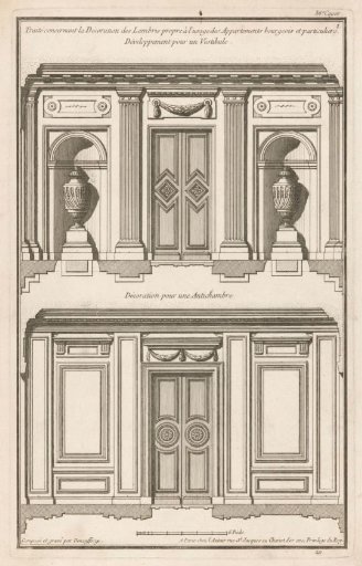 Vestibule and antechamber