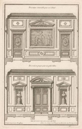 Cabinet and salon