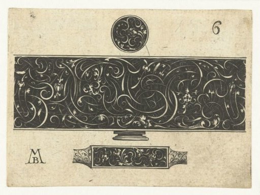 Medallion, frieze, and a quillon