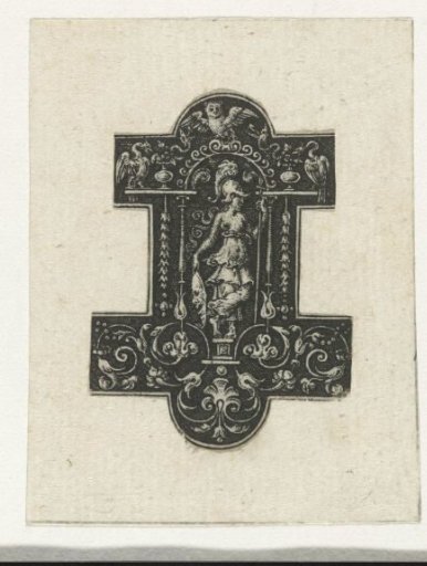 Minerva with shield and spear