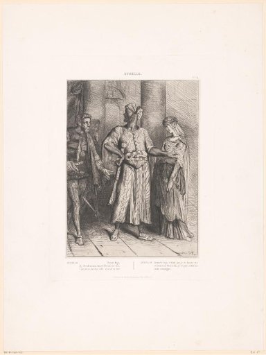 Othello Commits Desdemona to Iago's Protection