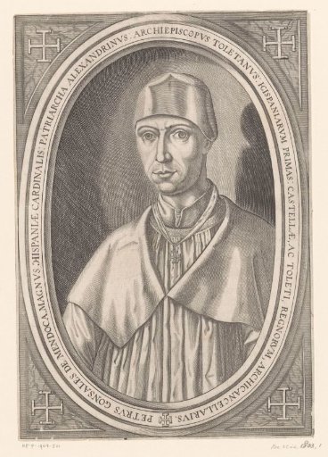 Portrait of Cardinal Pedro González de Mendoza