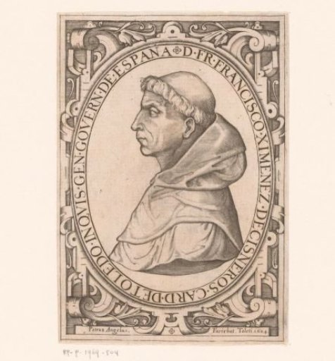Portrait of Cardinal Francisco Jiménez de Cisneros