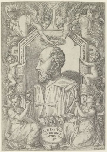 Portrait of Jean Parisot de La Valette, Grand Master of the Order of Malta