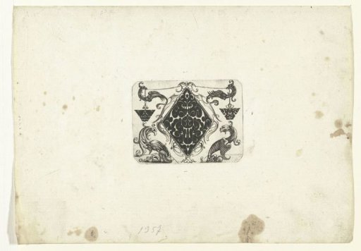 Rhomboid Pendant Between Animal Figures