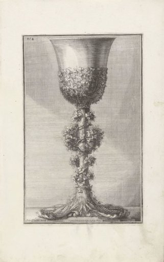 Chalice with grapevines and ears of corn