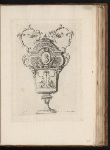 Vase with portrait medallion