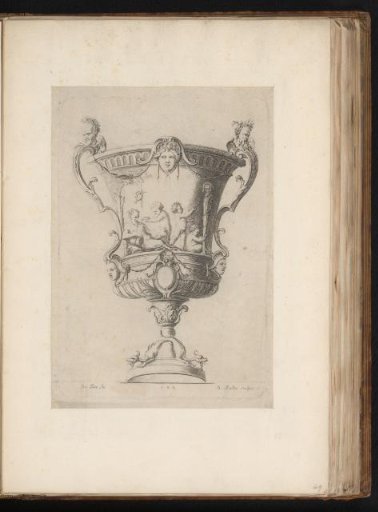 Vase with satyrs