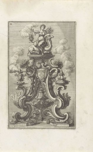 Incense Burner with Personification of Asia and a Coat of Arms