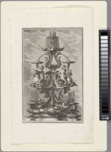 Fountain with Dolphins and Tritons on Hippocamps