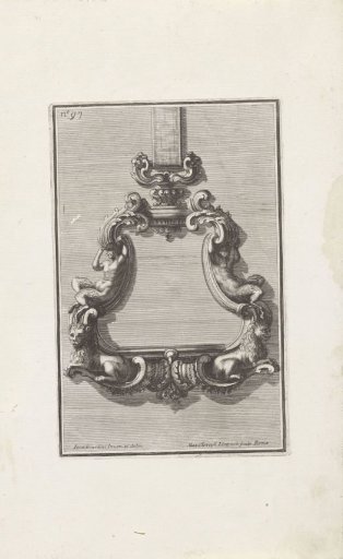 Ornament with Satyrs and Lions