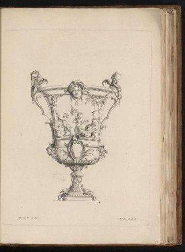 Vase with satyrs