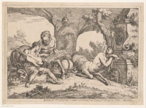 Achilles taught by Chiron