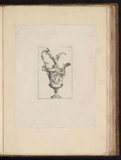 Can with a putto, satyr, and portrait medallion