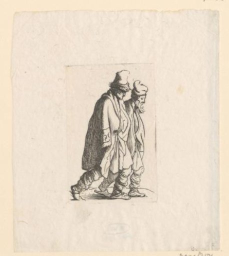 Two walking beggars