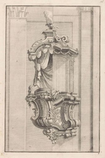 Pulpit with a censer