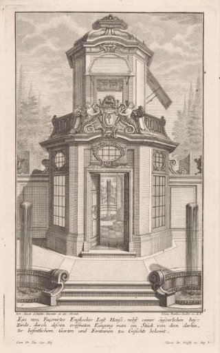 Garden house with putti