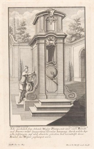 Water pump with stairs