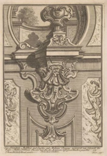 Console with a crown