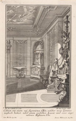 Cabinet with fireplace