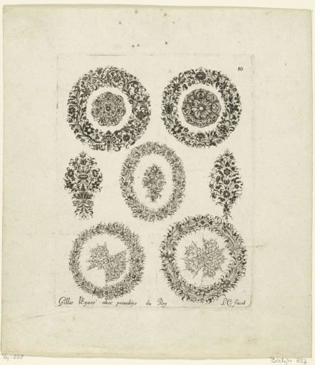 Five Borders and Two Bouquets