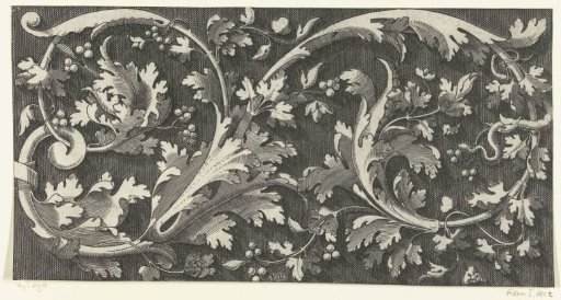 Double Scroll of Leafy Vines