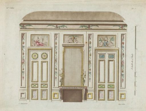 Room Screen with Fireplace