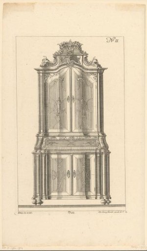 Cabinet with Rocaille Ornaments
