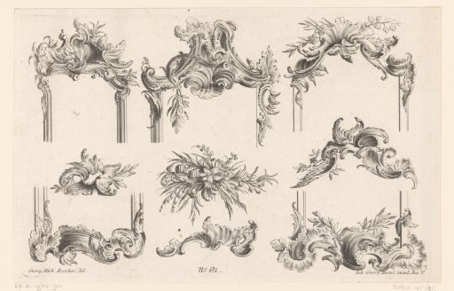 Mirror Frames with Floral Motifs