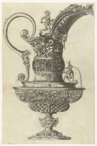 Jug with an Ear and a Large Spout