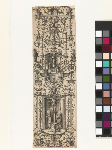 Flat Decoration with the Crucifixion at the Bottom