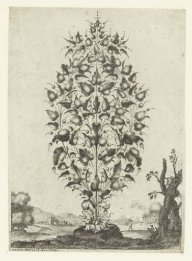 Bouquet in a landscape