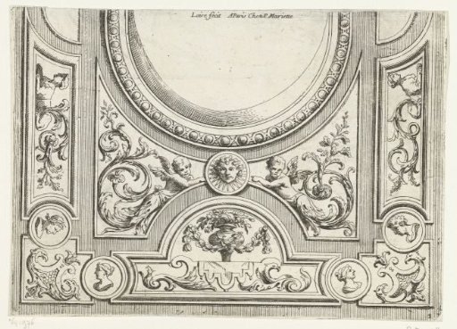 Half of a rectangular ceiling