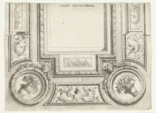 Half of a rectangular ceiling
