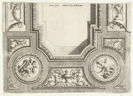Half of a rectangular ceiling