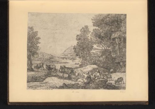 Shepherd and shepherdess in conversation