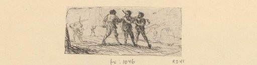 Study for a scene with bandits