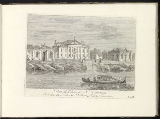 Palace of the Noble Mr. Giustinian on the Brenta