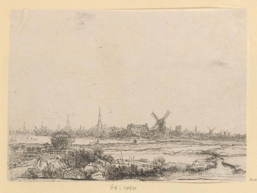 View of Amsterdam from the Northwest