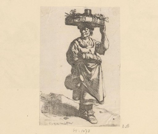 Woman with a Basket on Her Head