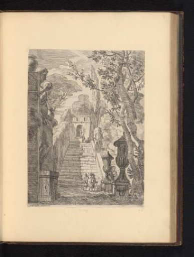 View of a Staircase in a Garden